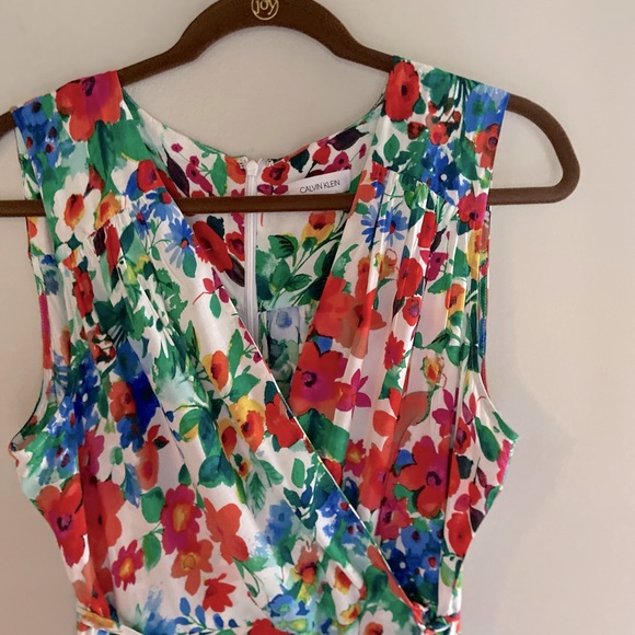 calvin klein Maxi dress Size 14 gorgeous summer Dress approximate length 49” - Picture 2 of 7